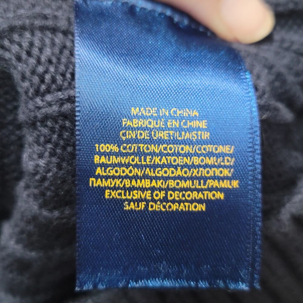 Polo Ralph Lauren- Boy's Navy Blue sweater Vest- size small (8) - Picture 5 of 5